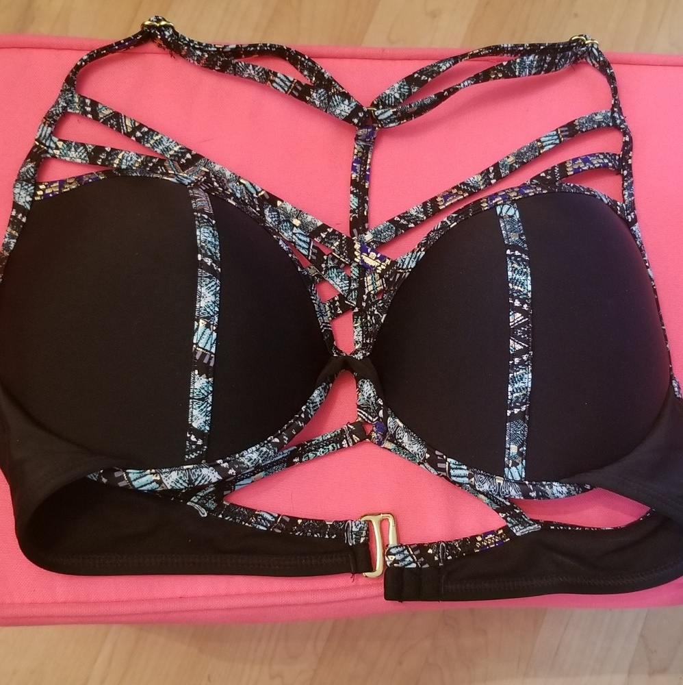 Ambrielle swimwear crisscross top